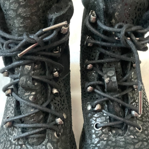 EMU AUSTRALIA Leather Wool Lined Waterproof Hiker Boots Sz 9 - Picture 5 of 16